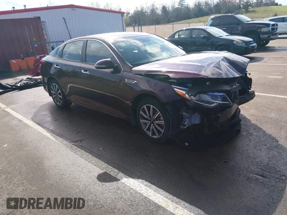 ✅ 2019 Kia Optima LX • VIN: 5XXGT4L31KG354632 • Lot: 44551940. Wystawiony na IAAI z przebiegiem 127 752 mil. Bezpłatny archiwum sprzedaży aukcyjnych z USA i szczegółowy raport historii pojazdu na DreamBid. Zdjęcie 1.