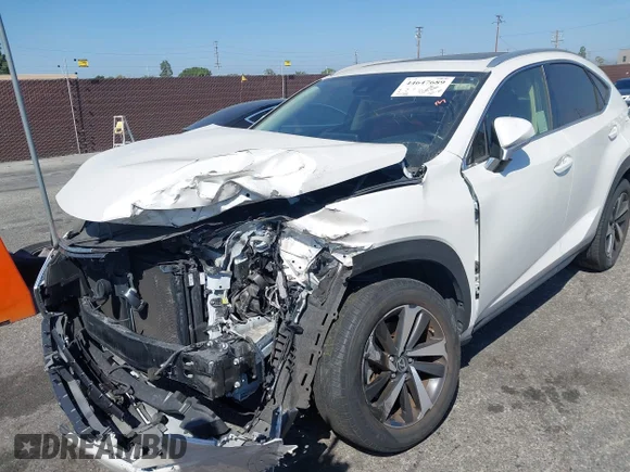 ✅ 2021 Lexus NX 300 • VIN: JTJGARBZ8M5026248 • Lot: 44647689. Listed on IAAI with 50,788 mi. Free auction sales archive from the USA and detailed vehicle history report at DreamBid. Image 2.