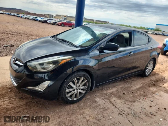 ✅ 2015 Hyundai Elantra SE • VIN: 5NPDH4AE3FH590203 • Lot: 61091206. Wystawiony na Copart z przebiegiem 140 838 mil. Bezpłatny archiwum sprzedaży aukcyjnych z USA i szczegółowy raport historii pojazdu na DreamBid. Zdjęcie 1.