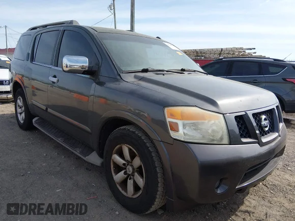 ✅ 2011 Nissan Armada SV • VIN: 5N1AA0ND7BN610265 • Lot: 44780374. Listed on IAAI with 255,659 mi. Free auction sales archive from the USA and detailed vehicle history report at DreamBid. Image 1.