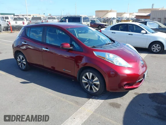 ✅ 2016 Nissan LEAF SL • VIN: 1N4BZ0CP6GC312099 • Lot: 41799303. Wystawiony na IAAI z przebiegiem 81 827 mil. Bezpłatny archiwum sprzedaży aukcyjnych z USA i szczegółowy raport historii pojazdu na DreamBid. Zdjęcie 1.