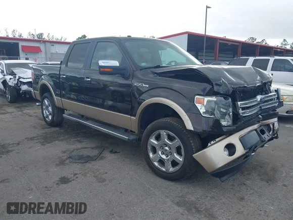 ✅ 2013 Ford F-150 XL • VIN: 1FTFW1EF3DKD40264 • Lot: 38570205. Listed on IAAI with 122,198 mi. Free auction sales archive from the USA and detailed vehicle history report at DreamBid. Image 1.
