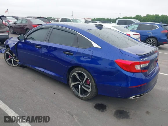 ✅ 2022 Honda Accord Sport • VIN: 1HGCV1F30NA075483 • Lot: 45155757. Wystawiony na IAAI z przebiegiem Nie podano. Bezpłatny archiwum sprzedaży aukcyjnych z USA i szczegółowy raport historii pojazdu na DreamBid. Zdjęcie 3.