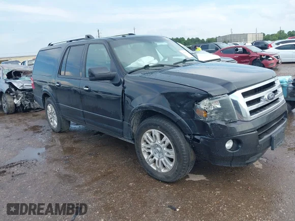 ✅ 2014 Ford Expedition Max Limited • VIN: 1FMJK1K52EEF31333 • Лот: 43094718. Опубліковано раніше на IAAI з пробігом 227 917 миль. Безкоштовний доступ до архіву аукціонних продажів зі США та докладний звіт про історію автомобіля на DreamBid. Зображення 1.