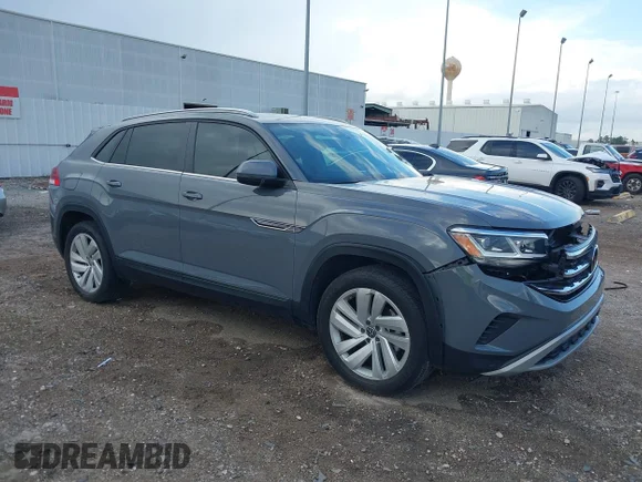 ✅ 2022 Volkswagen Atlas SE • VIN: 1V2JE2CAXNC226380 • Lot: 44290844. Listed on IAAI with 37,536 mi. Free auction sales archive from the USA and detailed vehicle history report at DreamBid. Image 1.