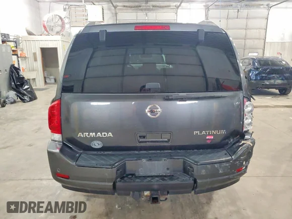 ✅ 2012 Nissan Armada Platinum • VIN: 5N1AA0NC1CN605698 • Lot: 72987785. Wystawiony na Copart z przebiegiem 228 864 mil. Bezpłatny archiwum sprzedaży aukcyjnych z USA i szczegółowy raport historii pojazdu na DreamBid. Zdjęcie 6.