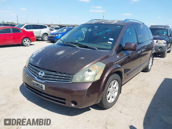 ✅ 2007 Nissan Quest • VIN: 5N1BV28U67N123100 • Lot: 43433646. Wystawiony na IAAI z przebiegiem 194 983 mil. Bezpłatny archiwum sprzedaży aukcyjnych z USA i szczegółowy raport historii pojazdu na DreamBid. Zdjęcie 2.