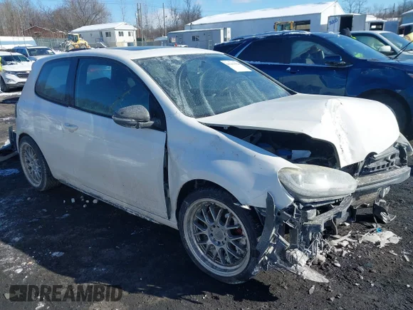 ✅ 2010 Volkswagen Golf GTI • VIN: WVWEV7AJ3AW065205 • Lot: 44261984. Listed on IAAI with 133,110 mi. Free auction sales archive from the USA and detailed vehicle history report at DreamBid. Image 1.