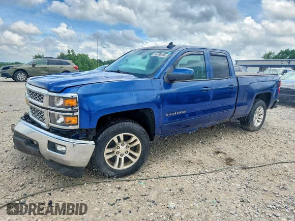 ✅ 2015 Chevrolet Silverado 1500 LT • VIN: 1GCVKREH8FZ417860 • Lot: 56266486. Listed on Copart with 93,518 mi. Free auction sales archive from the USA and detailed vehicle history report at DreamBid. Image 1.