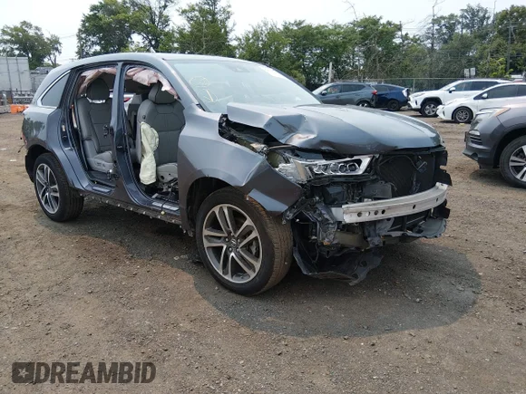 ✅ 2017 Acura MDX Advance • VIN: 5FRYD3H8XHB003406 • Lot: 45633785. Wystawiony na IAAI z przebiegiem 166 801 mil. Bezpłatny archiwum sprzedaży aukcyjnych z USA i szczegółowy raport historii pojazdu na DreamBid. Zdjęcie 1.