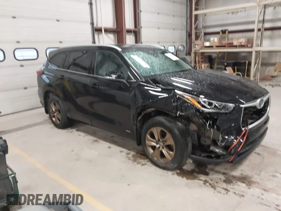 ✅ 2022 Toyota Highlander Hybrid Bronze Edition • VIN: 5TDABRCH7NS546691 • Lot: 44763773. Listed on IAAI with 87,335 mi. Free auction sales archive from the USA and detailed vehicle history report at DreamBid. Image 1.
