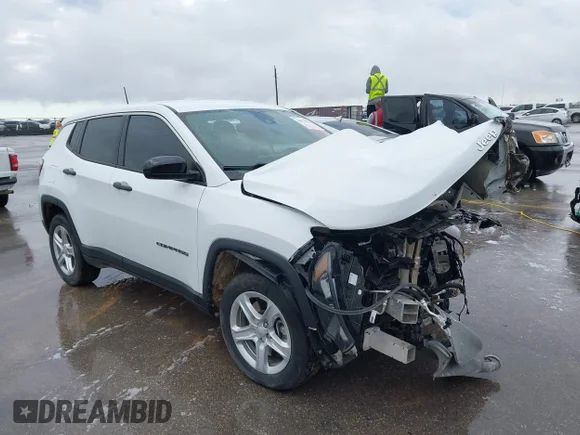 ✅ 2023 Jeep Compass Sport • VIN: 3C4NJDAN6PT545699 • Лот: 44576311. Опубликован ранее на IAAI с пробегом 30 631 миль. Бесплатный доступ к архиву аукционных продаж из США и подробный отчёт об истории автомобиля на DreamBid. Изображение 1.