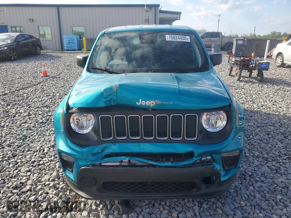 ✅ 2022 Jeep Renegade Sport • VIN: ZACNJDA19NPN99996 • Lot: 78824435. Wystawiony na Copart z przebiegiem 28 492 mil. Bezpłatny archiwum sprzedaży aukcyjnych z USA i szczegółowy raport historii pojazdu na DreamBid. Zdjęcie 5.
