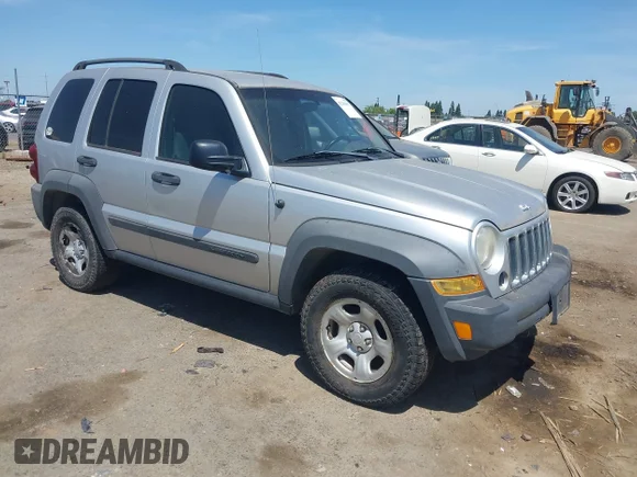 ✅ 2007 Jeep Liberty Sport • VIN: 1J4GL48KX7W513695 • Lot: 42388067. Listed on IAAI with 163,473 mi. Free auction sales archive from the USA and detailed vehicle history report at DreamBid. Image 1.