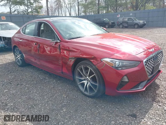 ✅ 2021 Genesis G70 2.0T • VIN: KMTG44LA8MU072661 • Лот: 44738668. Опубликован ранее на IAAI с пробегом 43 790 миль. Бесплатный доступ к архиву аукционных продаж из США и подробный отчёт об истории автомобиля на DreamBid. Изображение 1.
