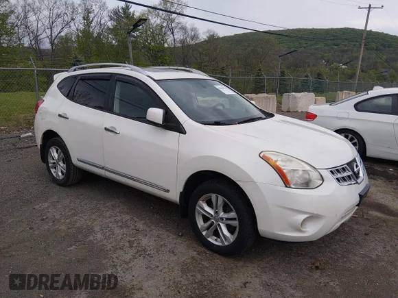 ✅ 2013 Nissan Rogue SL • VIN: JN8AS5MV8DW612343 • Lot: 45084734. Listed on IAAI with 180,165 mi. Free auction sales archive from the USA and detailed vehicle history report at DreamBid. Image 1.