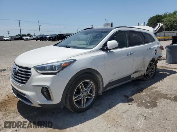 ✅ 2018 Hyundai Santa Fe Limited Ultimate • VIN: KM8SR4HF0JU289689 • Lot: 65816815. Listed on Copart with 233,692 mi. Free auction sales archive from the USA and detailed vehicle history report at DreamBid. Image 1.