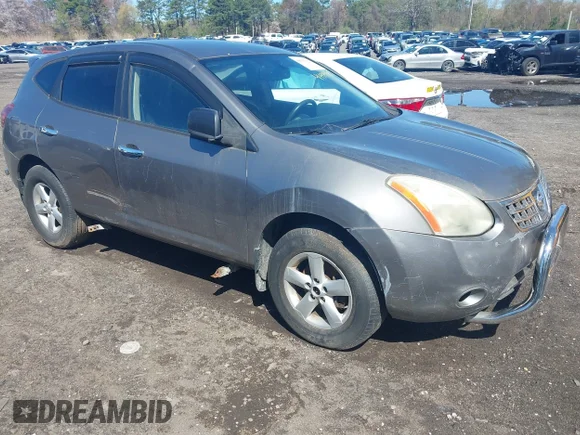 ✅ 2010 Nissan Rogue S • VIN: JN8AS5MV4AW612612 • Lot: 44915363. Listed on IAAI with 127,674 mi. Free auction sales archive from the USA and detailed vehicle history report at DreamBid. Image 1.
