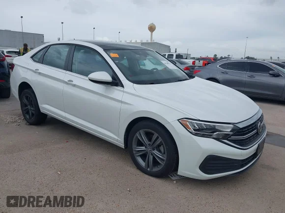 ✅ 2024 Volkswagen Jetta SE • VIN: 3VW7M7BU8RM055492 • Lot: 44780511. Listed on IAAI with 14,715 mi. Free auction sales archive from the USA and detailed vehicle history report at DreamBid. Image 1.