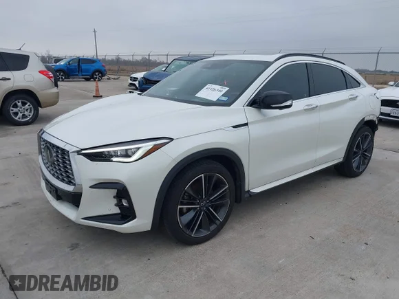 ✅ 2022 Infiniti QX55 Sensory • VIN: 3PCAJ5L3XNF115685 • Лот: 41426340. Опубліковано раніше на IAAI з пробігом 50 095 миль. Безкоштовний доступ до архіву аукціонних продажів зі США та докладний звіт про історію автомобіля на DreamBid. Зображення 2.