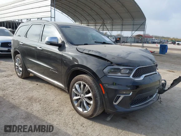 ✅ 2021 Dodge Durango Citadel • VIN: 1C4RDHEG5MC790416 • Лот: 41793444. Опубликован ранее на IAAI с пробегом 80 766 миль. Бесплатный доступ к архиву аукционных продаж из США и подробный отчёт об истории автомобиля на DreamBid. Изображение 1.