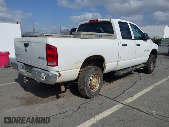 ✅ 2005 Dodge 2500 SLT • VIN: 3D7KS28DX5G799994 • Lot: 41678201. Wystawiony na IAAI z przebiegiem 139 732 mil. Bezpłatny archiwum sprzedaży aukcyjnych z USA i szczegółowy raport historii pojazdu na DreamBid. Zdjęcie 4.
