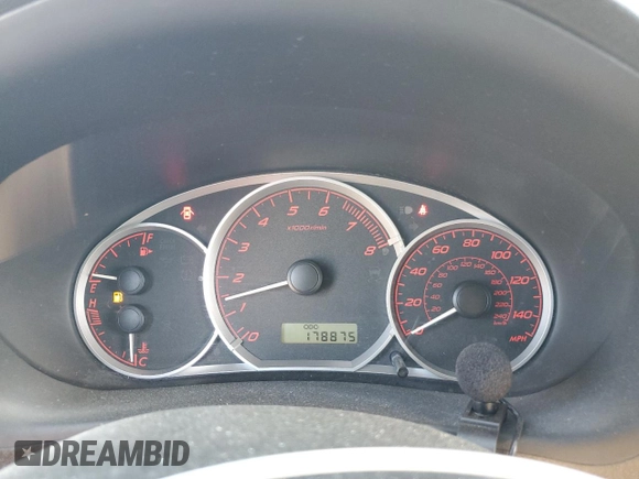 ✅ 2009 Subaru WRX • VIN: JF1GH76629G818058 • Lot: 84427775. Wystawiony na Copart z przebiegiem 178 875 mil. Bezpłatny archiwum sprzedaży aukcyjnych z USA i szczegółowy raport historii pojazdu na DreamBid. Zdjęcie 9.