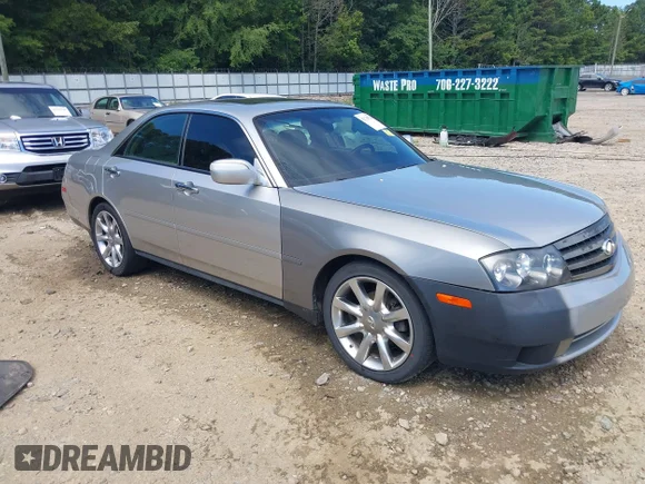 ✅ 2003 Infiniti M • VIN: JNKAY41E03M005726 • Lot: 42729764. Wystawiony na IAAI z przebiegiem 154 590 mil. Bezpłatny archiwum sprzedaży aukcyjnych z USA i szczegółowy raport historii pojazdu na DreamBid. Zdjęcie 1.