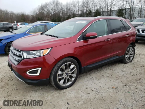 ✅ 2017 Ford Edge Titanium • VIN: 2FMPK4K88HBB44887 • Лот: 47140914. Опубліковано раніше на Copart з пробігом 46 691 миль. Безкоштовний доступ до архіву аукціонних продажів зі США та докладний звіт про історію автомобіля на DreamBid. Зображення 1.