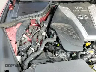 ✅ 2018 Infiniti Q50 Red Sport 400 • VIN: JN1FV7AR6JM480690 • Lot: 83827035. Listed on Copart with 47,003 mi. Free auction sales archive from the USA and detailed vehicle history report at DreamBid. Image 13.