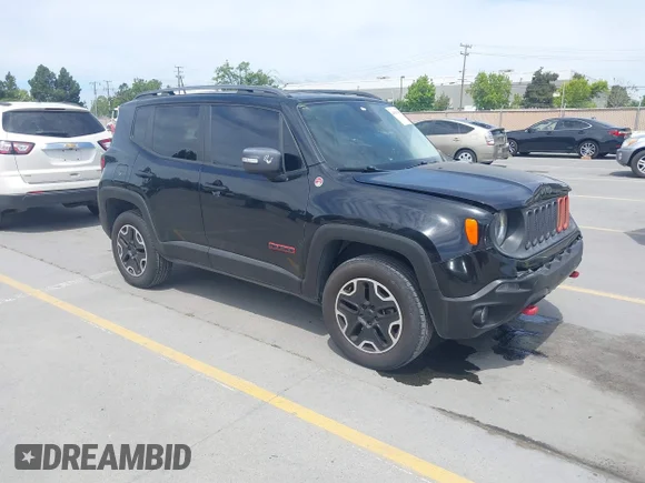 ✅ 2015 Jeep Renegade Trailhawk • VIN: ZACCJBCT0FPB72358 • Lot: 44881434. Wystawiony na IAAI z przebiegiem 163 658 mil. Bezpłatny archiwum sprzedaży aukcyjnych z USA i szczegółowy raport historii pojazdu na DreamBid. Zdjęcie 1.