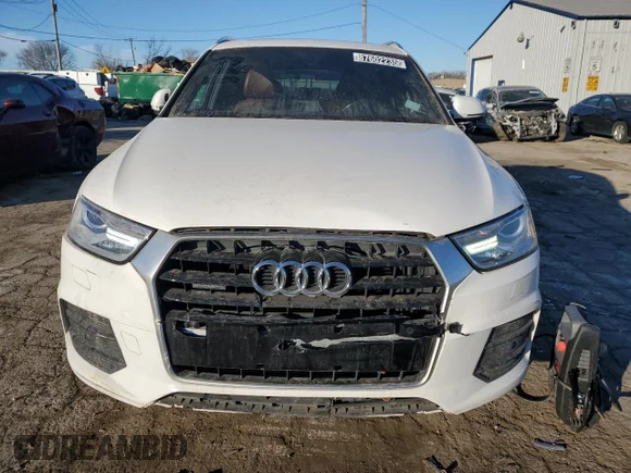 ✅ 2017 Audi Q3 Premium Plus • VIN: WA1JCCFS9HR010162 • Lot: 87602235. Wystawiony na Copart z przebiegiem 110 893 mil. Bezpłatny archiwum sprzedaży aukcyjnych z USA i szczegółowy raport historii pojazdu na DreamBid. Zdjęcie 5.