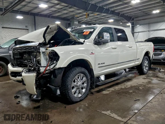 ✅ 2023 Ram 2500 Limited • VIN: 3C6UR5TL8PG503427 • Лот: 98836235. Опубликован ранее на Copart с пробегом 41 076 миль. Бесплатный доступ к архиву аукционных продаж из США и подробный отчёт об истории автомобиля на DreamBid. Изображение 1.