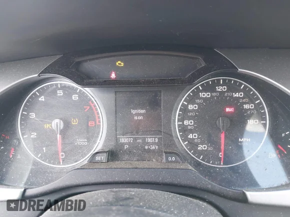 ✅ 2012 Audi A4 Premium Plus • VIN: WAUFFAFL5CN007207 • Лот: 44185359. Опубліковано раніше на IAAI з пробігом 133 072 миль. Безкоштовний доступ до архіву аукціонних продажів зі США та докладний звіт про історію автомобіля на DreamBid. Зображення 7.