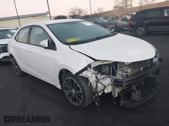 ✅ 2016 Toyota Corolla S Premium • VIN: 5YFBURHE0GP402134 • Lot: 44588600. Wystawiony na IAAI z przebiegiem 92 589 mil. Bezpłatny archiwum sprzedaży aukcyjnych z USA i szczegółowy raport historii pojazdu na DreamBid. Zdjęcie 1.