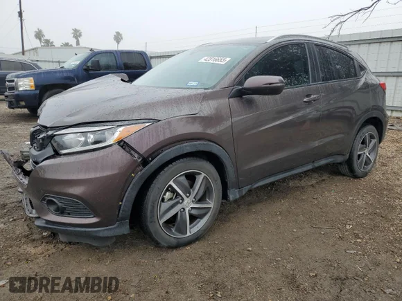✅ 2021 Honda HR-V EX • VIN: 3CZRU5H55MM731741 • Lot: 84224045. Listed on Copart with 38,464 mi. Free auction sales archive from the USA and detailed vehicle history report at DreamBid. Image 1.