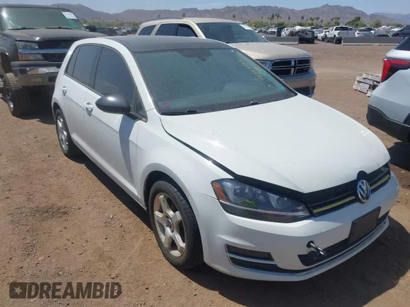 ✅ 2015 Volkswagen Golf TSI S • VIN: 3VW217AU4FM002725 • Лот: 45389455. Опубликован ранее на IAAI с пробегом 67 970 миль. Бесплатный доступ к архиву аукционных продаж из США и подробный отчёт об истории автомобиля на DreamBid. Изображение 1.