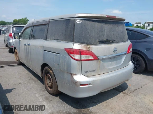 ✅ 2012 Nissan Quest S • VIN: JN8AE2KP7C9030533 • Lot: 45414045. Wystawiony na IAAI z przebiegiem 159 990 mil. Bezpłatny archiwum sprzedaży aukcyjnych z USA i szczegółowy raport historii pojazdu na DreamBid. Zdjęcie 3.