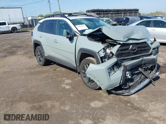 ✅ 2022 Toyota RAV4 Adventure • VIN: 2T3J1RFV4NW264060 • Lot: 44938036. Listed on IAAI with 24,160 mi. Free auction sales archive from the USA and detailed vehicle history report at DreamBid. Image 1.