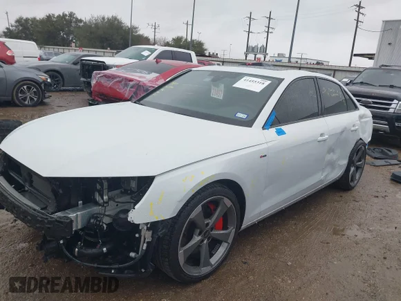 ✅ 2024 Audi A4 S line Premium Plus • VIN: WAUEAAF49RN004452 • Лот: 41455318. Опубліковано раніше на IAAI з пробігом 2 680 миль. Безкоштовний доступ до архіву аукціонних продажів зі США та докладний звіт про історію автомобіля на DreamBid. Зображення 2.