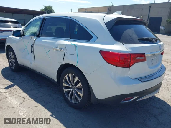 ✅ 2015 Acura MDX Technology • VIN: 5FRYD3H46FB006345 • Lot: 45044129. Wystawiony na IAAI z przebiegiem 116 385 mil. Bezpłatny archiwum sprzedaży aukcyjnych z USA i szczegółowy raport historii pojazdu na DreamBid. Zdjęcie 3.