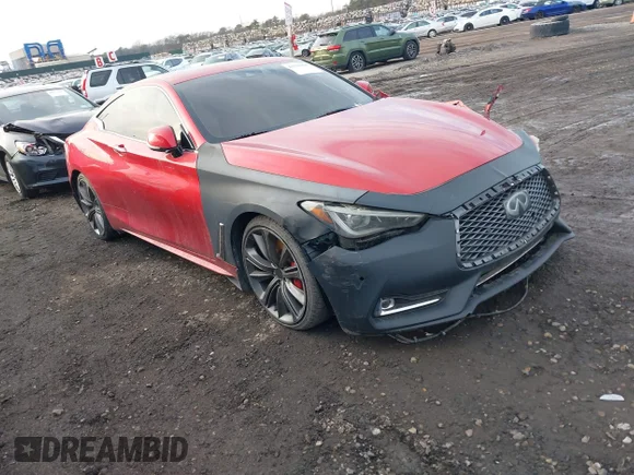 ✅ 2017 Infiniti Q60 Red Sport 400 • VIN: JN1FV7EL3HM701808 • Лот: 44199306. Опубліковано раніше на IAAI з пробігом 84 612 миль. Безкоштовний доступ до архіву аукціонних продажів зі США та докладний звіт про історію автомобіля на DreamBid. Зображення 1.