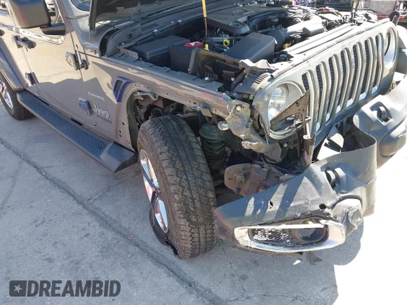 ✅ 2019 Jeep Wrangler Unlimited Sahara • VIN: 1C4HJXEG2KW598686 • Lot: 45122384. Wystawiony na IAAI z przebiegiem 92 782 mil. Bezpłatny archiwum sprzedaży aukcyjnych z USA i szczegółowy raport historii pojazdu na DreamBid. Zdjęcie 6.