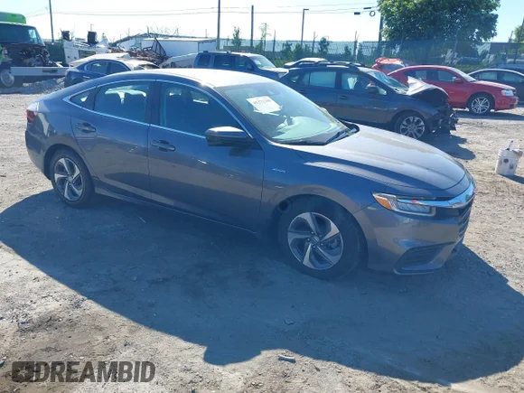 ✅ 2019 Honda Insight EX • VIN: 19XZE4F51KE023655 • Лот: 45271298. Опубліковано раніше на IAAI з пробігом 66 596 миль. Безкоштовний доступ до архіву аукціонних продажів зі США та докладний звіт про історію автомобіля на DreamBid. Зображення 1.