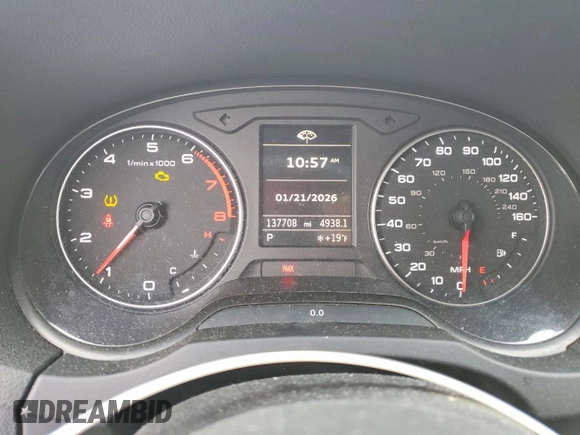 ✅ 2015 Audi A3 Premium • VIN: WAUBFGFF9F1058572 • Lot: 72960965. Wystawiony na Copart z przebiegiem 137 708 mil. Bezpłatny archiwum sprzedaży aukcyjnych z USA i szczegółowy raport historii pojazdu na DreamBid. Zdjęcie 9.