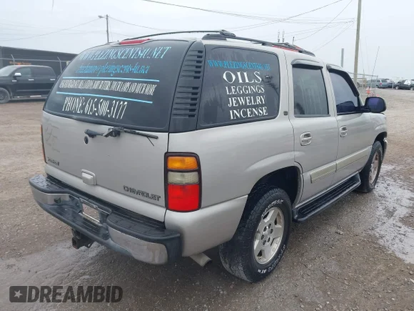 ✅ 2005 Chevrolet Tahoe LS • VIN: 1GNEK13T45J201131 • Lot: 43391025. Wystawiony na IAAI z przebiegiem 242 675 mil. Bezpłatny archiwum sprzedaży aukcyjnych z USA i szczegółowy raport historii pojazdu na DreamBid. Zdjęcie 4.
