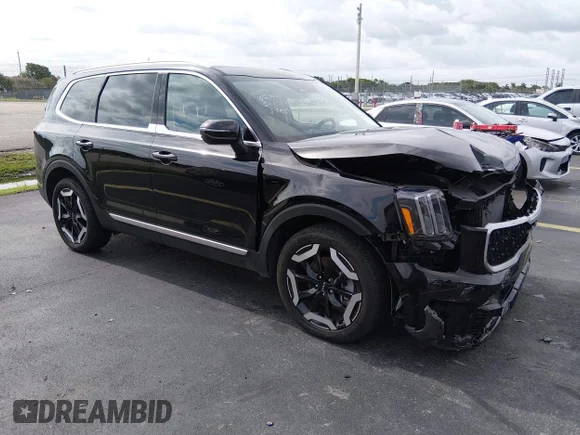 ✅ 2025 Kia Telluride EX • VIN: 5XYP34GCXSG653901 • Lot: 45294300. Listed on IAAI with 8,137 mi. Free auction sales archive from the USA and detailed vehicle history report at DreamBid. Image 1.