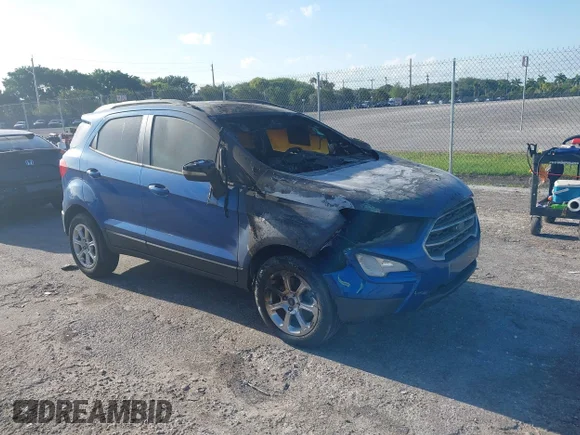 ✅ 2019 Ford EcoSport SE • VIN: MAJ3S2GE4KC297916 • Lot: 42114032. Wystawiony na IAAI z przebiegiem Nie podano. Bezpłatny archiwum sprzedaży aukcyjnych z USA i szczegółowy raport historii pojazdu na DreamBid. Zdjęcie 1.