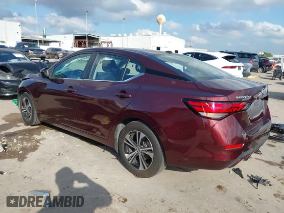 ✅ 2022 Nissan Sentra SV • VIN: 3N1AB8CV3NY204280 • Lot: 43889784. Wystawiony na IAAI z przebiegiem 81 354 mil. Bezpłatny archiwum sprzedaży aukcyjnych z USA i szczegółowy raport historii pojazdu na DreamBid. Zdjęcie 3.