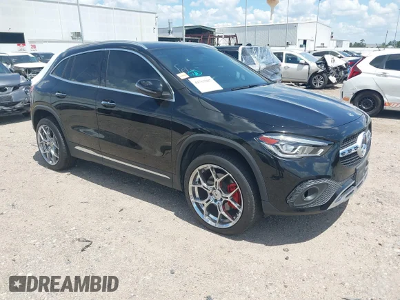 ✅ 2021 Mercedes-Benz GLA 250 • VIN: W1N4N4GB5MJ238856 • Lot: 44767887. Listed on IAAI with 80,420 mi. Free auction sales archive from the USA and detailed vehicle history report at DreamBid. Image 1.